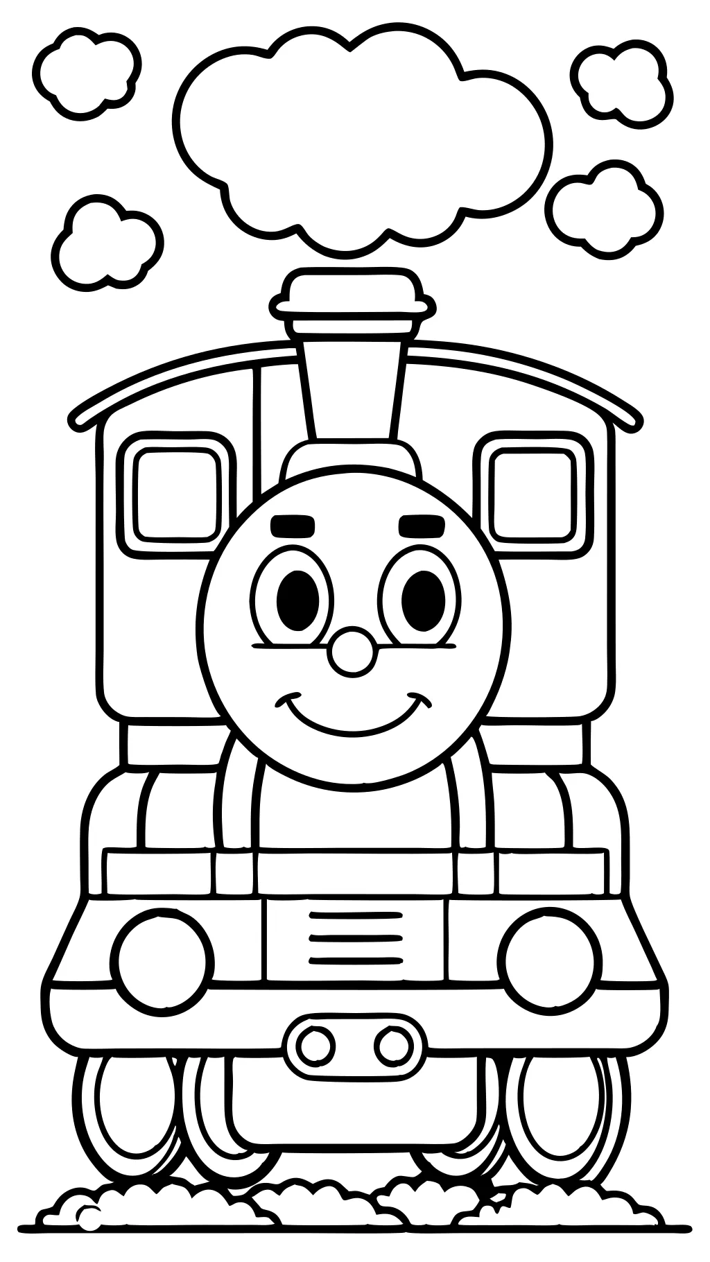 free coloring pages of trains